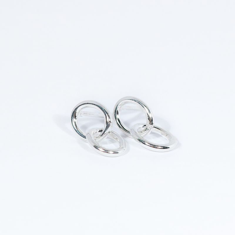 ​Silver Fleur Stud Earrings
