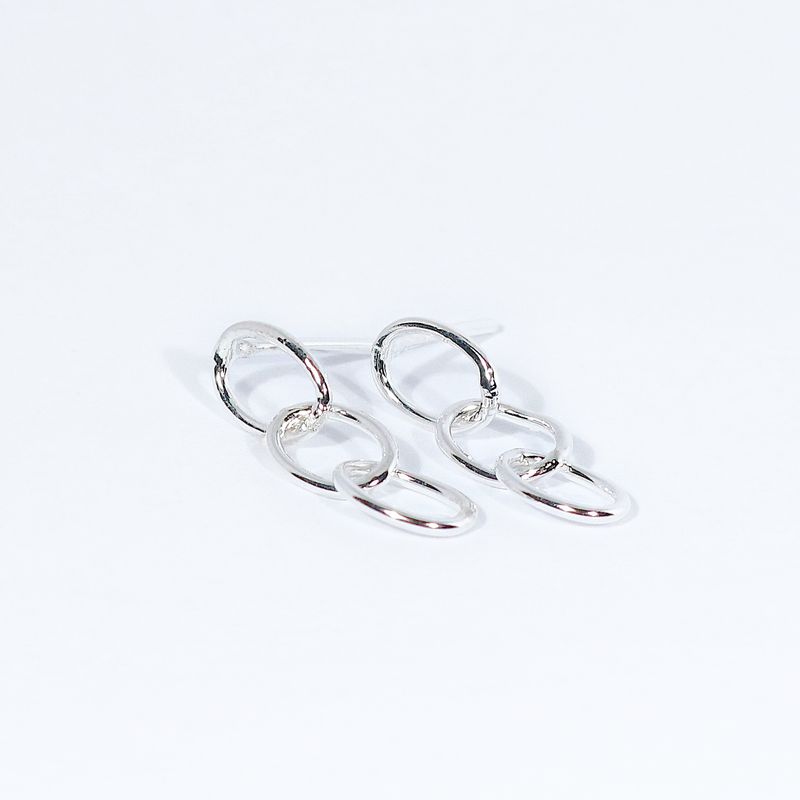 ​Silver Aurelia Stud Earrings