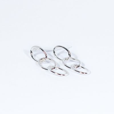 ​Silver Aurelia Stud Earrings