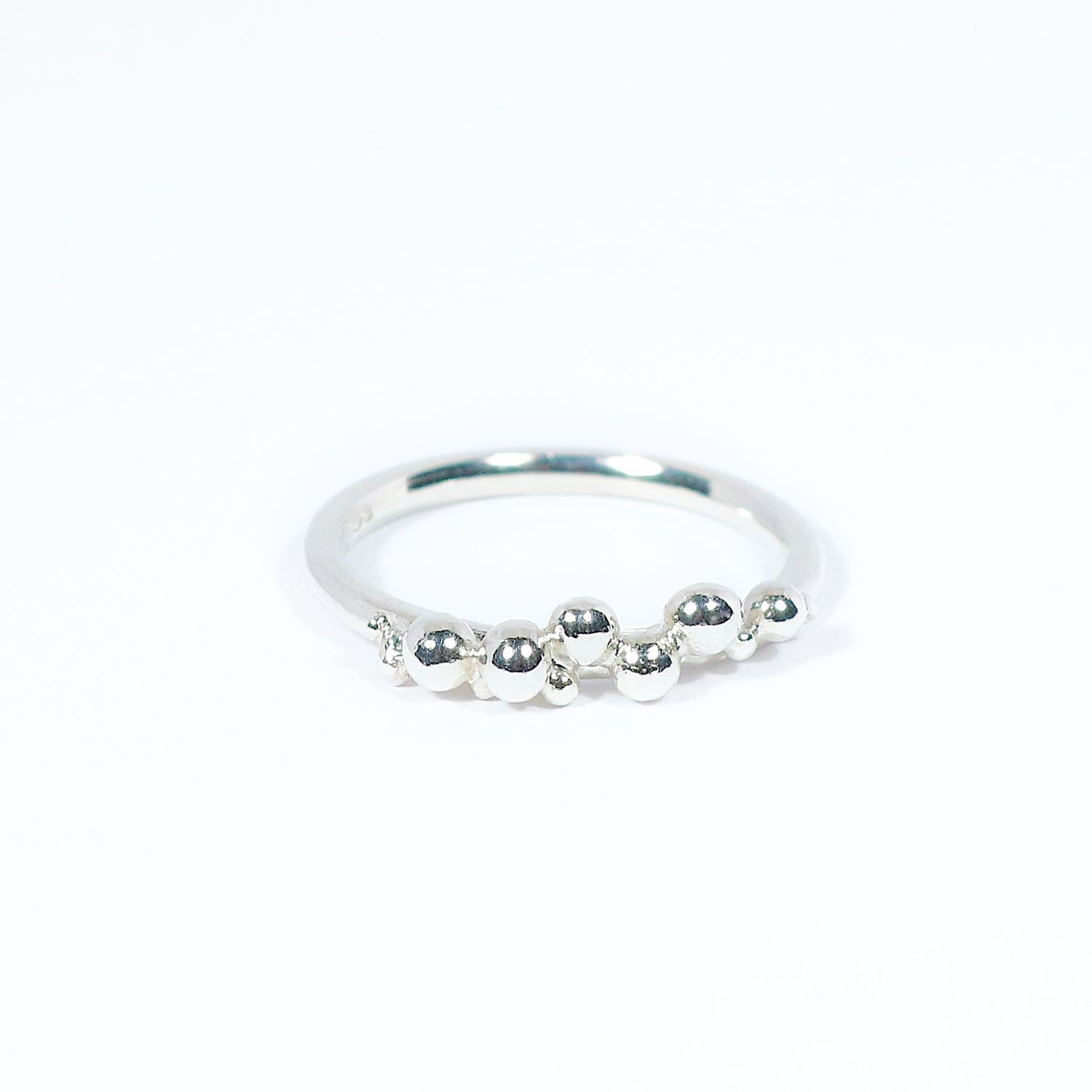 Silver Champagne Ring