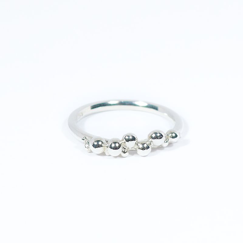 Silver Champagne Ring