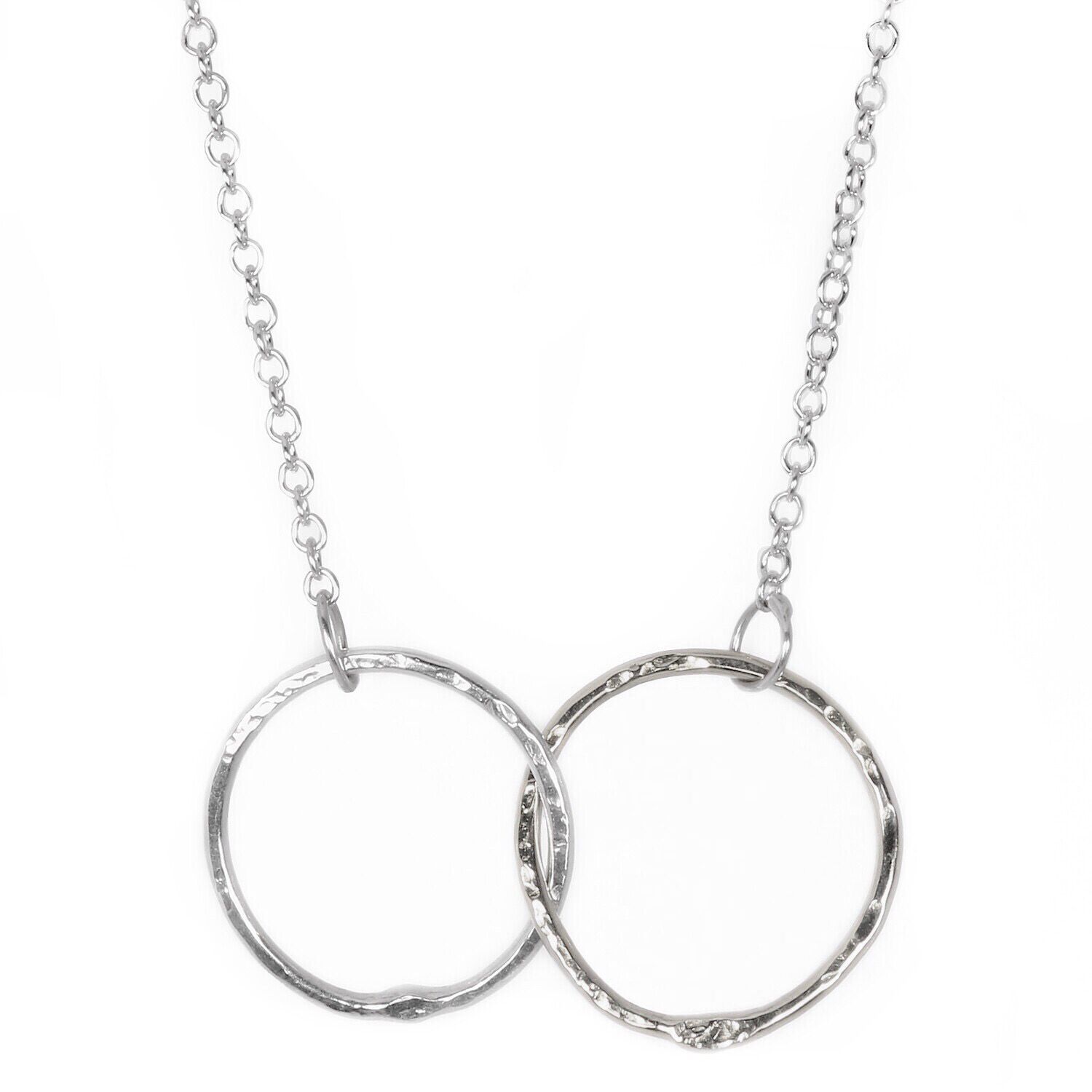 Silver 20mm Cyclone 2 Necklace