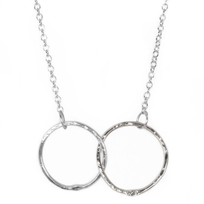 Silver 20mm Cyclone 2 Necklace