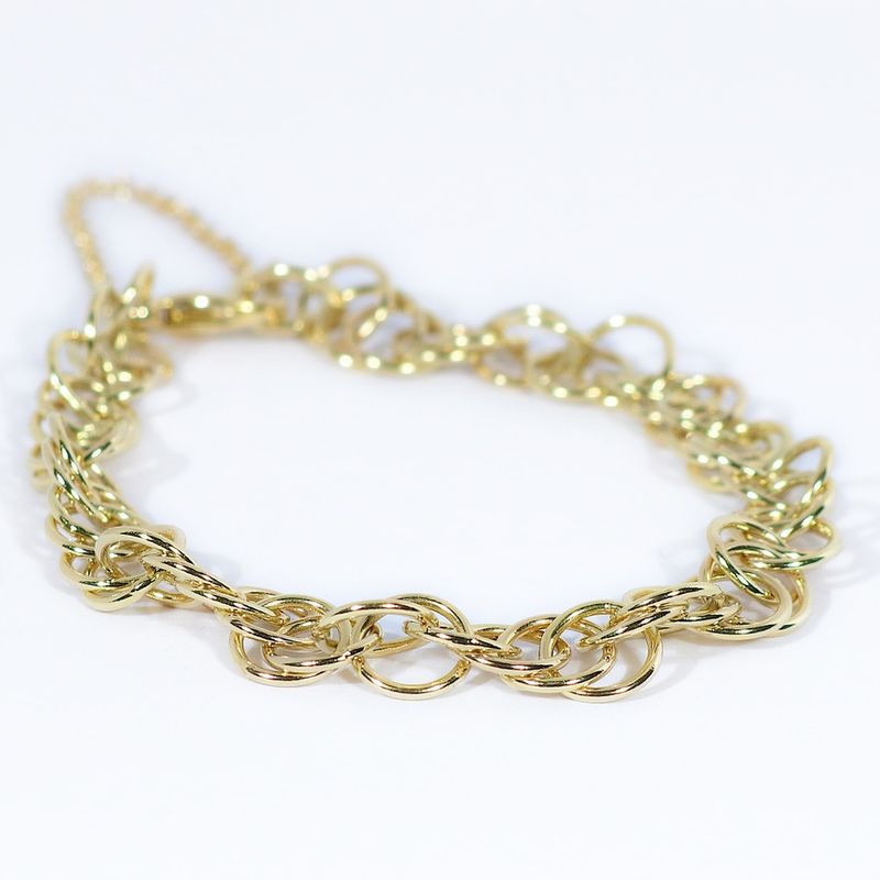 18ct Yellow Gold Entwine Bracelet