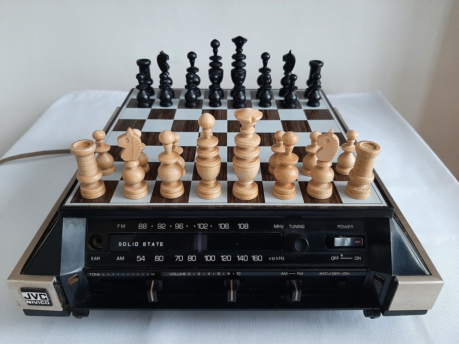 JVC Radio chessboard