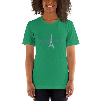 REMY DUBOIS PARIS Short-Sleeve Unisex T-Shirt - logo print with Eiffeltower