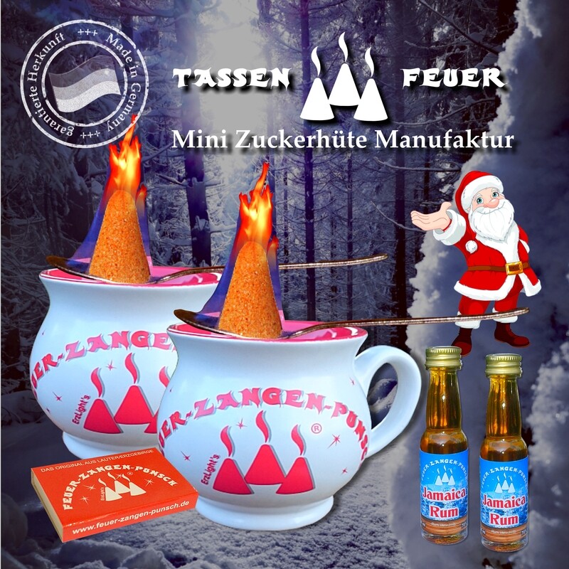2er Set Mini Feuerzangenbowle