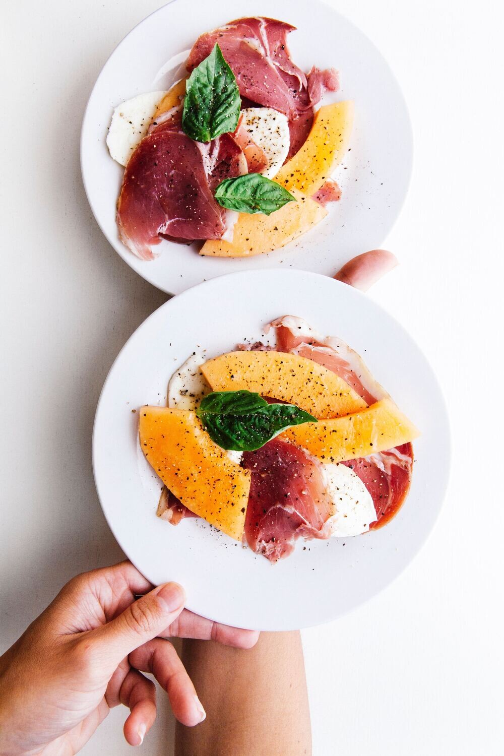 Jamón Serrrano con Melón