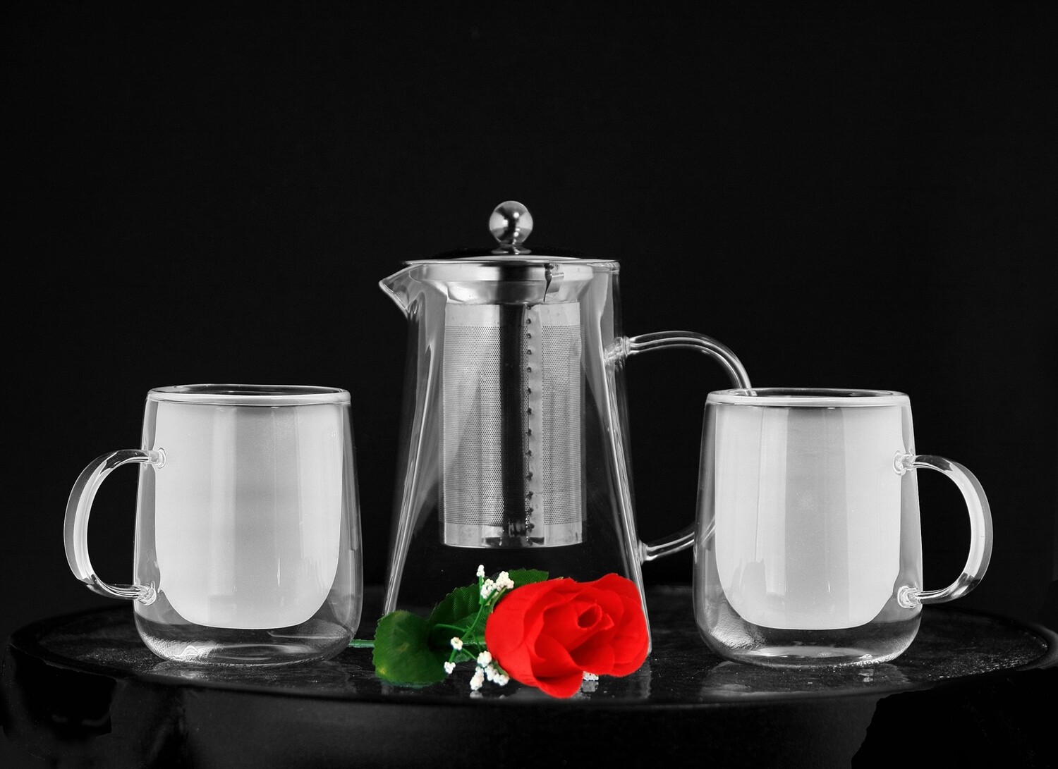 Teapot set of 3