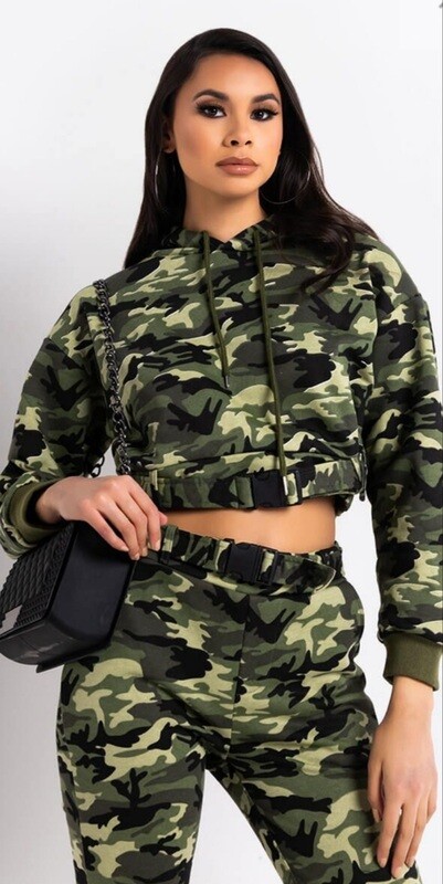 Camo Sweatpants Set