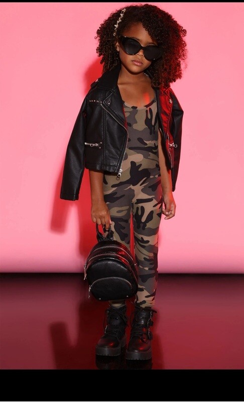 Mini Kids Nova Camo Jumpsuit