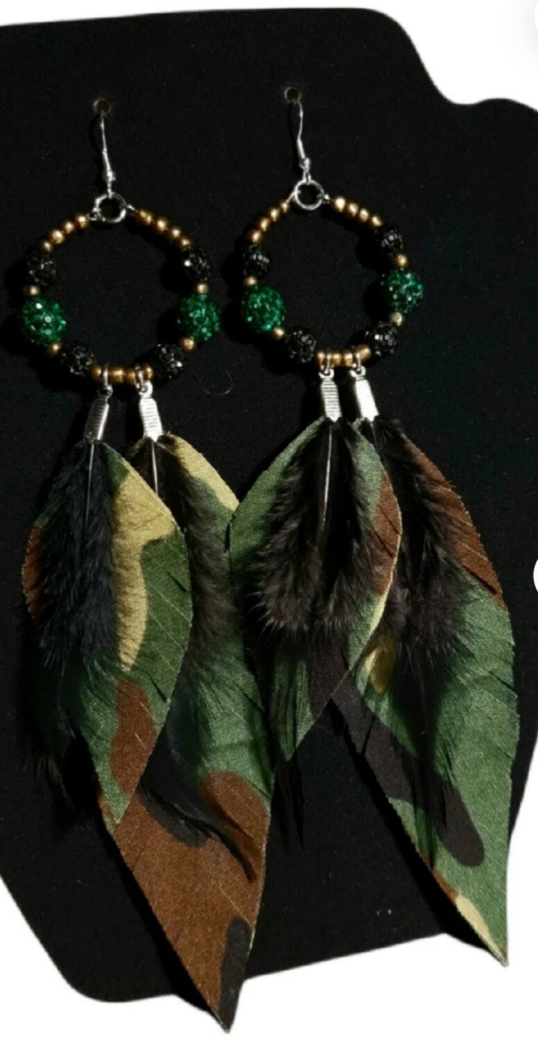 Camouflage Earrings