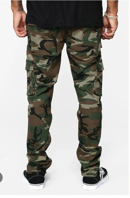 Men Camo cargo pants