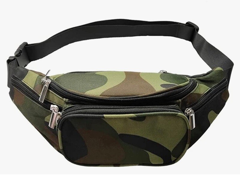 Men and Women Camo waist Bag