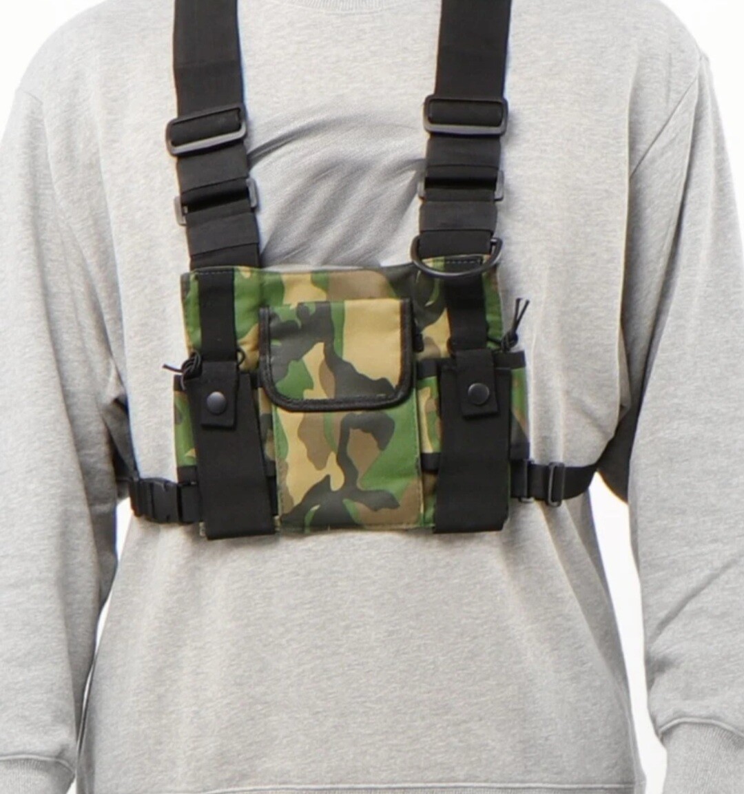 Camo Men Chest Rig Bag