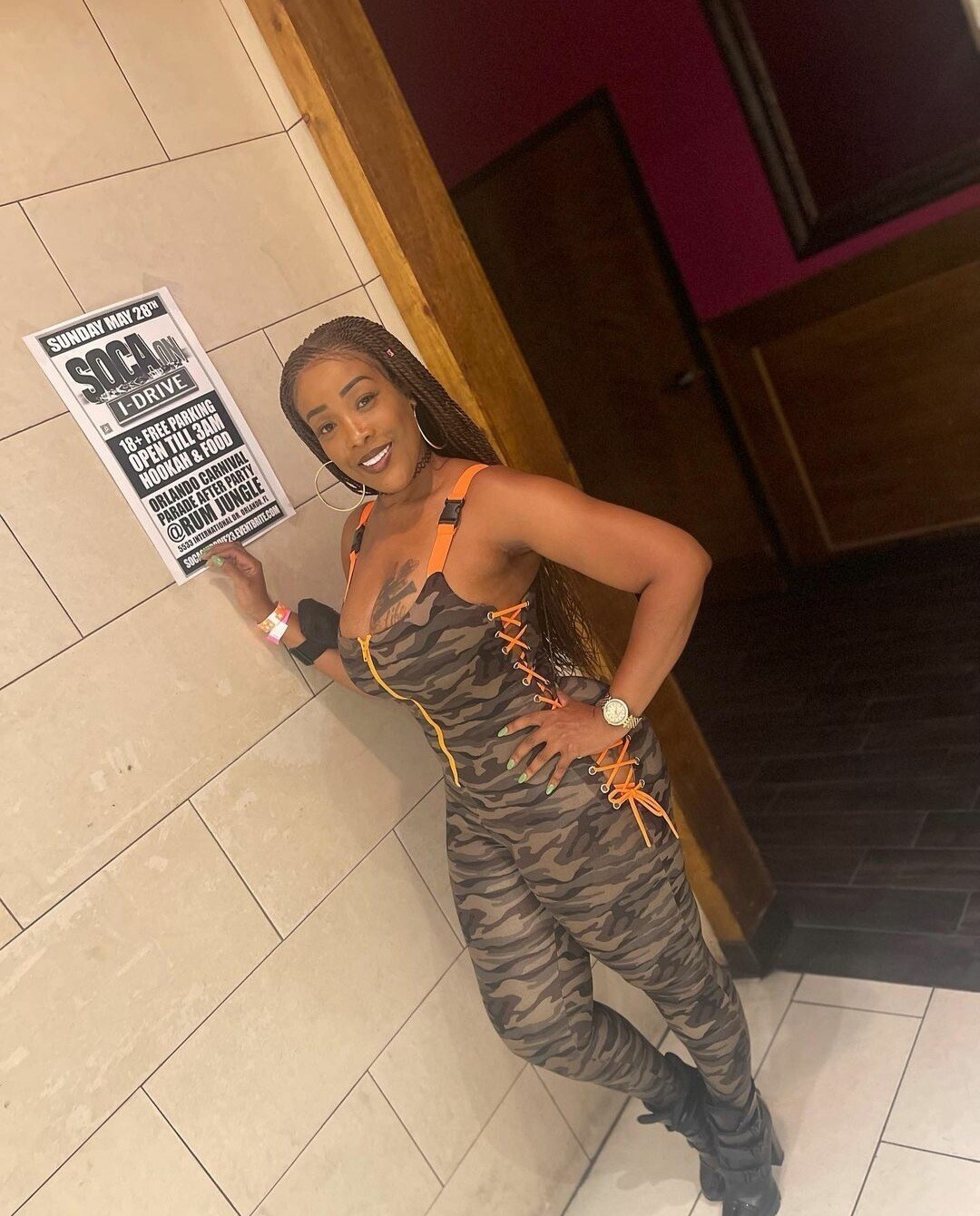 Women camo jumpsuit