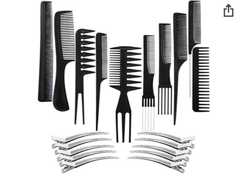 10 Pack Hair Styling Comb Set