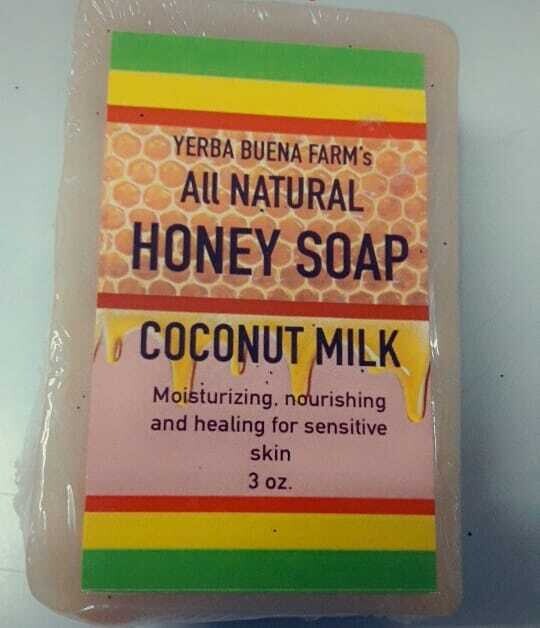 Honey soap &quot;coconut milk&quot;