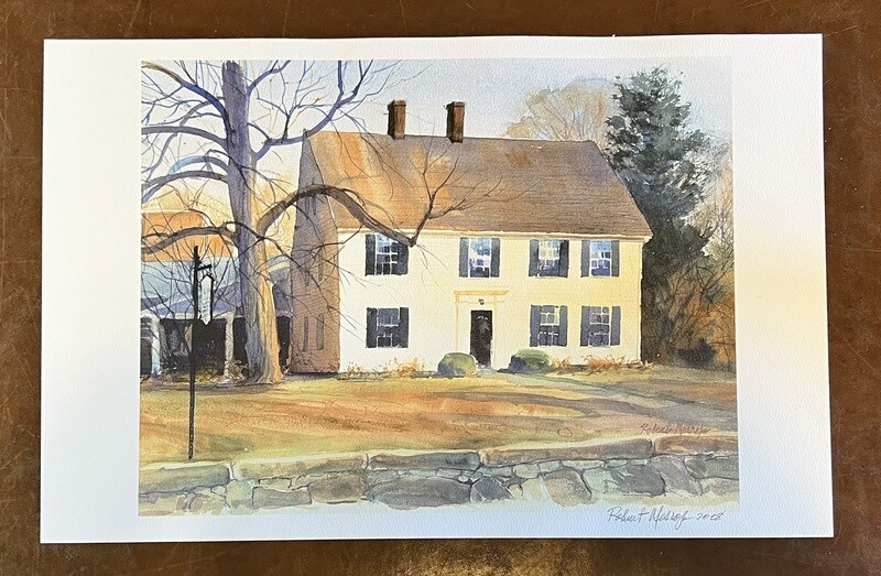 Signed Giclee Print of Sturgis Library by Robert Mesrop