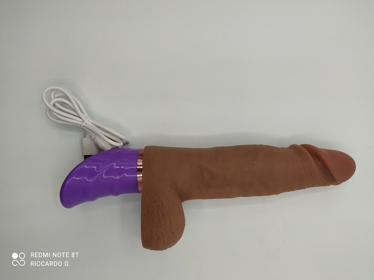 DILDO FALLO REALISTICO VIBRATORE SILICONE | RUOTANTE VIBRANTE SPINGENTE |