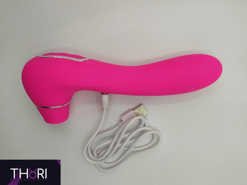 SUCCHIA CLITORIDE & VIBRATORE SEX TOY ORALE 2 IN 1 DOPPIA FUNZIONE | anal & vagi
