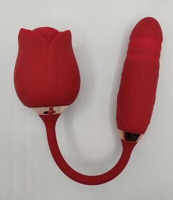 SUCCHIA CLITORIDE | STIMOLATORE SIMULATORE TOY ORALE VAGINALE + VIBRATORE - DOPPIO USO
