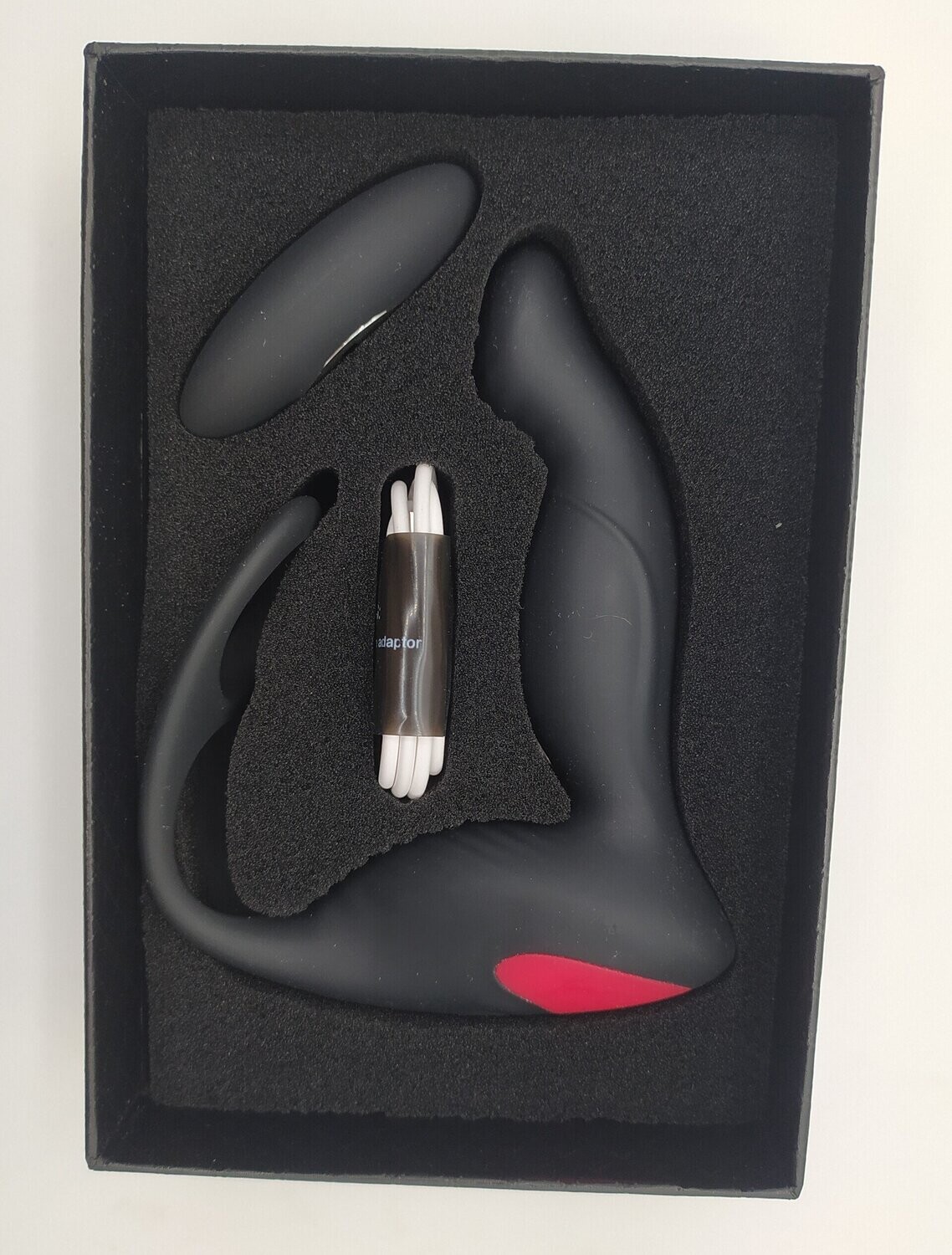 PLUG ANALE VIBRANTE E STIMOLANTE TELECOMANDATO CON ANELLO PER PENE RITARDANTE | ANAL BUTT RICARICABILE USB WITH DELAY RING