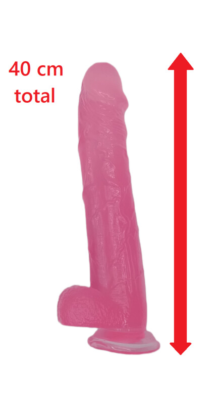DILDO A VENTOSA - FLEXI IPERREALISTICO - FALLO IN SILICONE ROSA ENORME