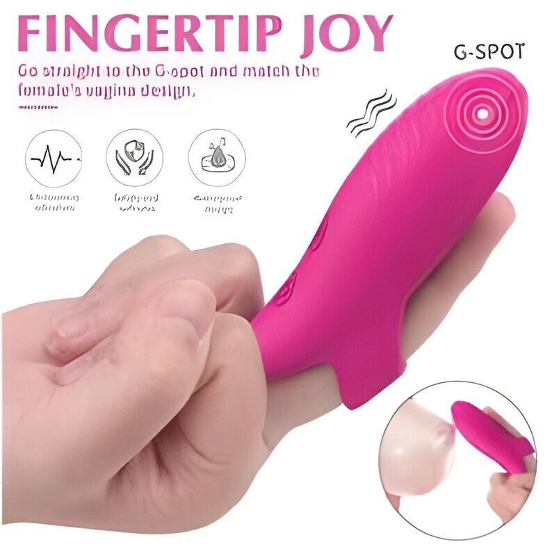 FINGER STIMOLATORE VIBRATORE PER DITO CON CARICA CAVO USB MAGNETICO