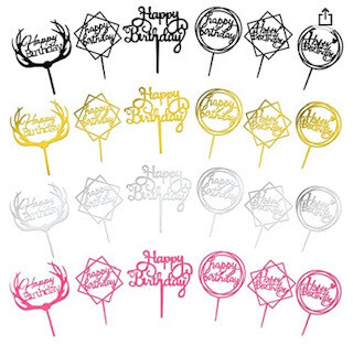 Happy Birthday Cake Toppers