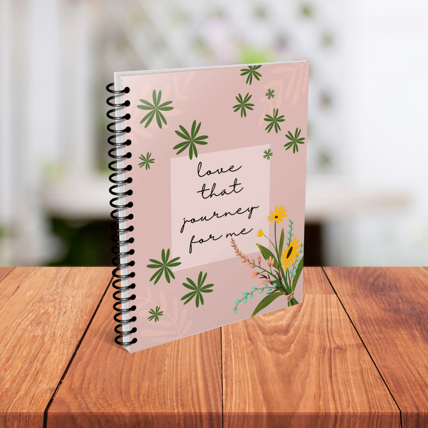 Personalized | Undated Daily Planner With Health Tracker | Love That Journey For Me