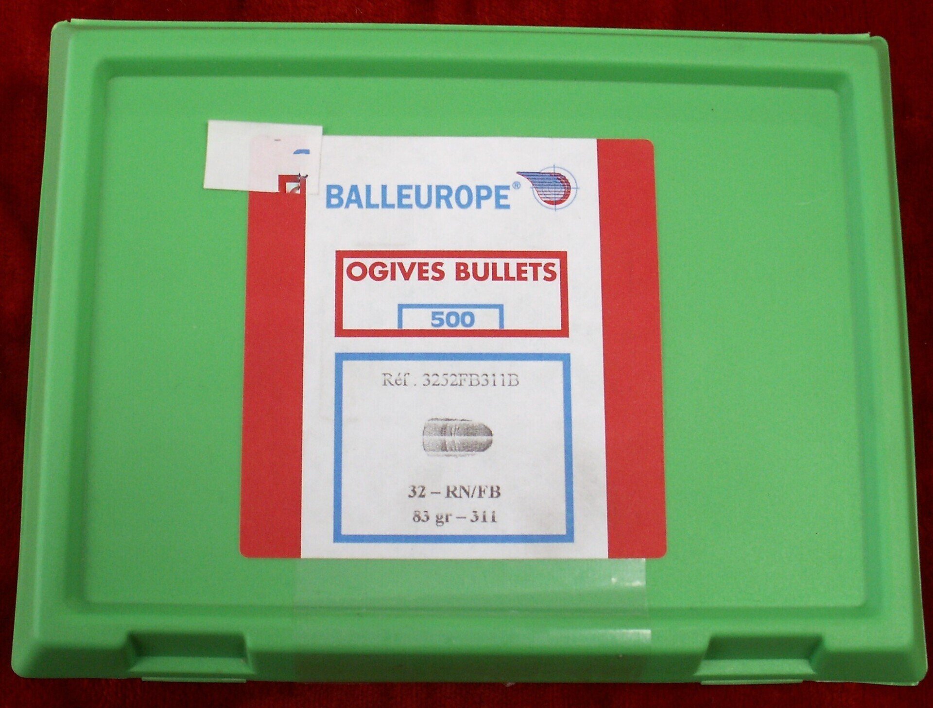 OGIVES BALLLE EUROPE CAL 32 - 83GRS RN X500