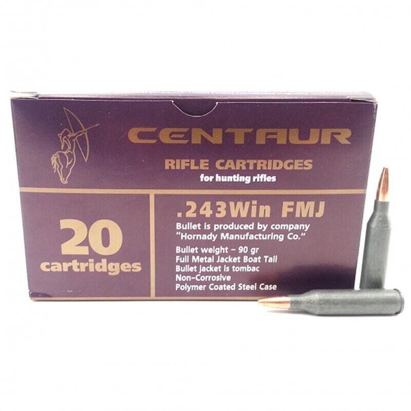 243 WIN CENTAUR SP 100gr X20