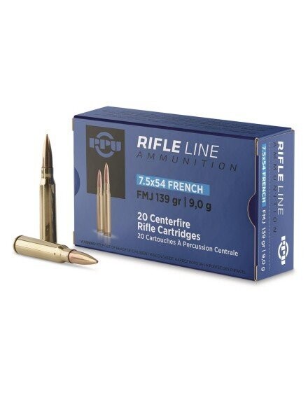 7.5X54 MAS PPU FMJ 139gr X20