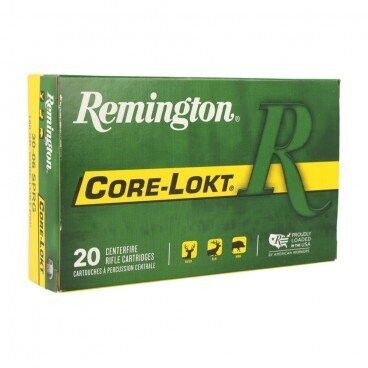 30-06 Springfield REMINGTON CORE-LOKT PSP 180gr X20