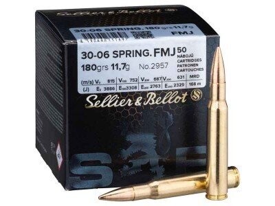 30-06 springfield SELLIER&BELLOT FMJ 180gr X50