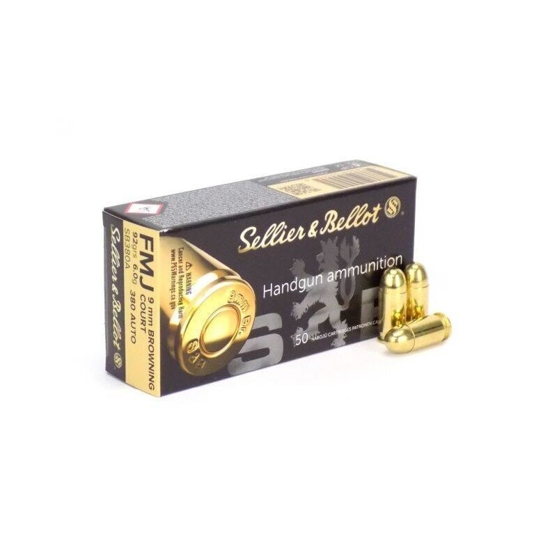 9mm COURT SELLIER&BELLOT  FMJ 92gr X50