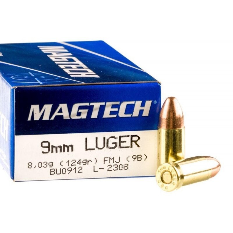 9X19 MAGTECH 124gr X50