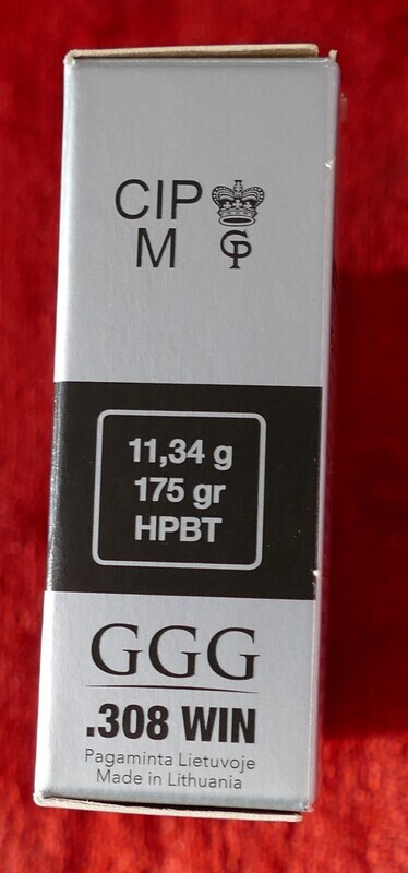 308 WIN GGG 175 gr