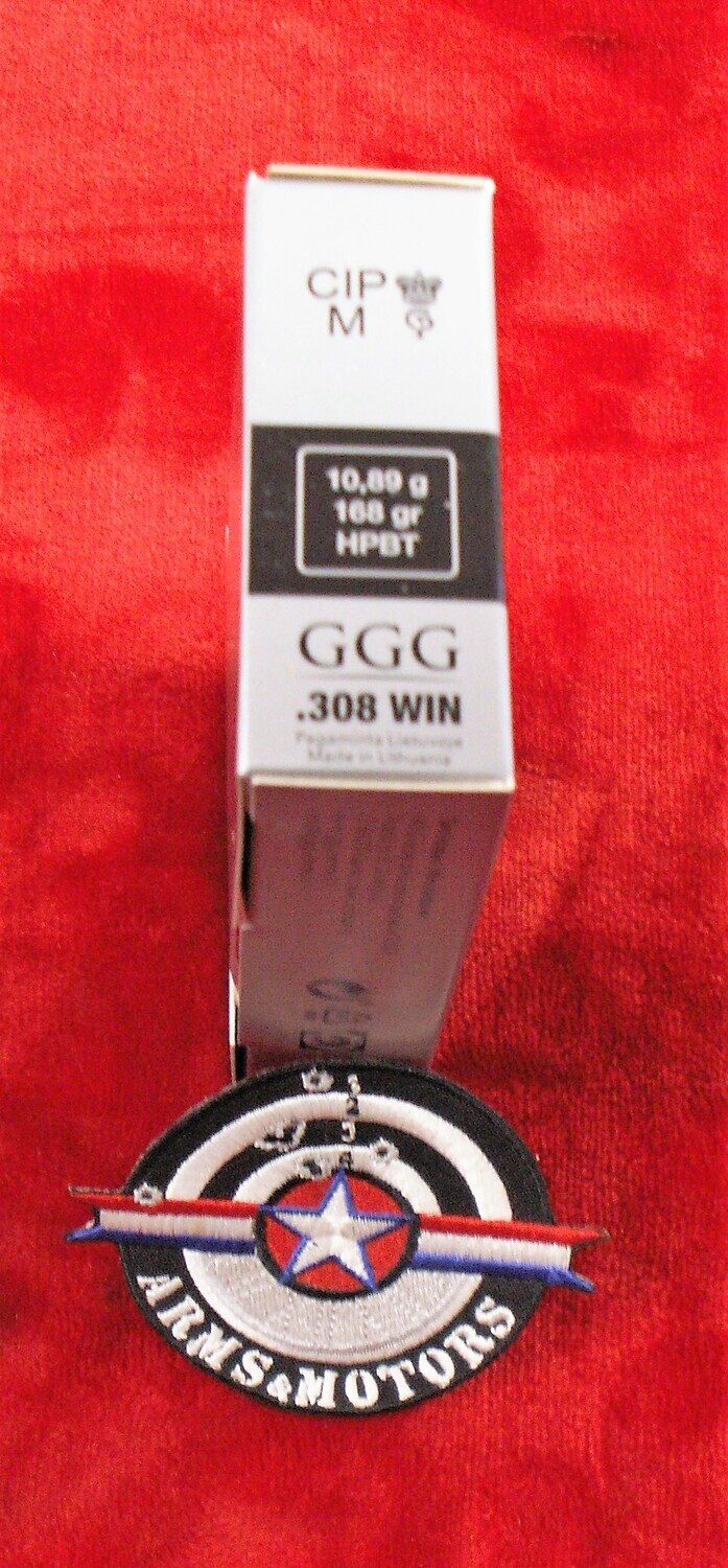 308 WIN GGG 168 gr