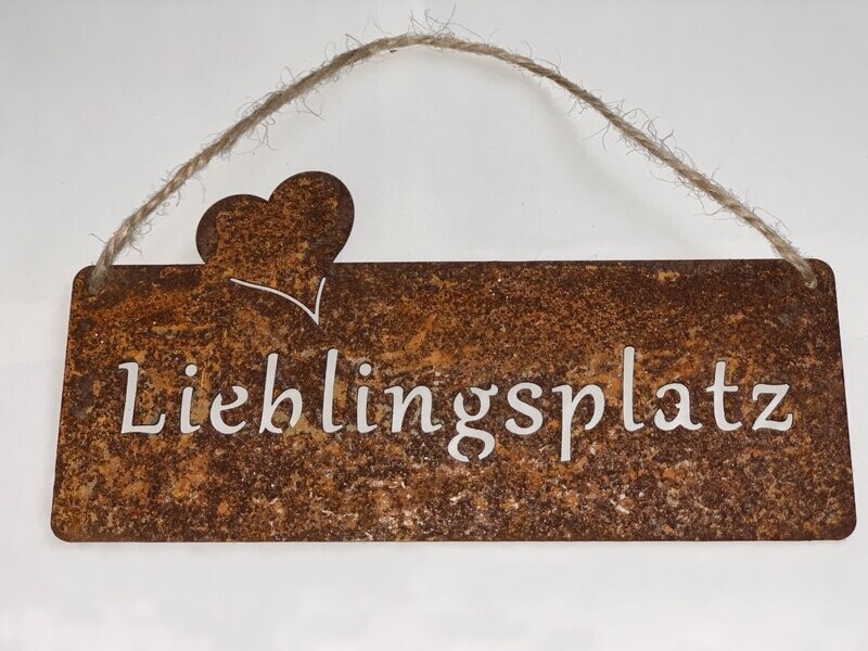 Rostschild "Lieblingsplatz"