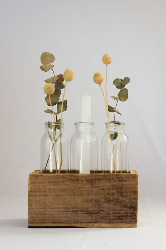 Holzvase Helgi