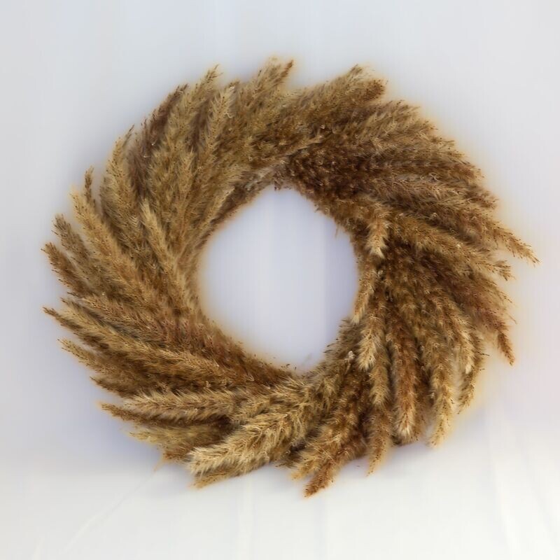 Trockenblumenkranz Pampas