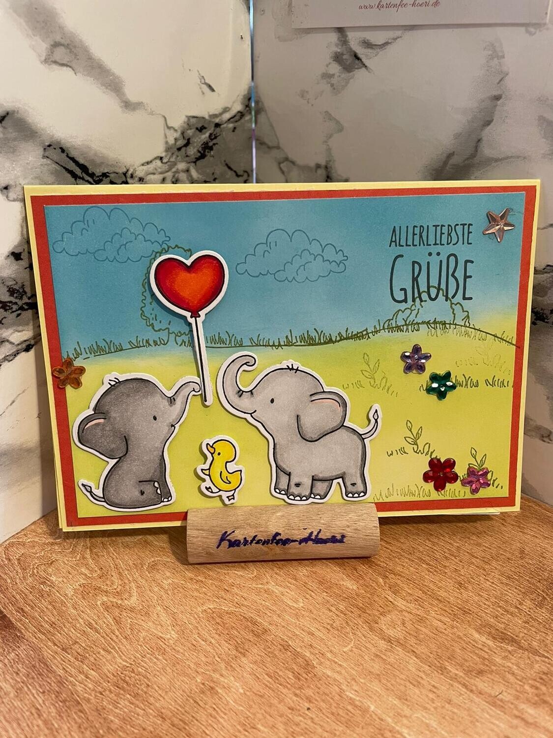Persönliche Grußkarte