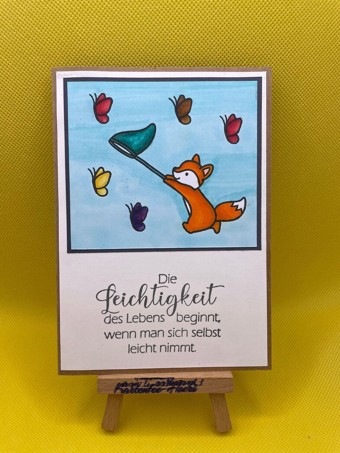 Persönliche Grußkarte