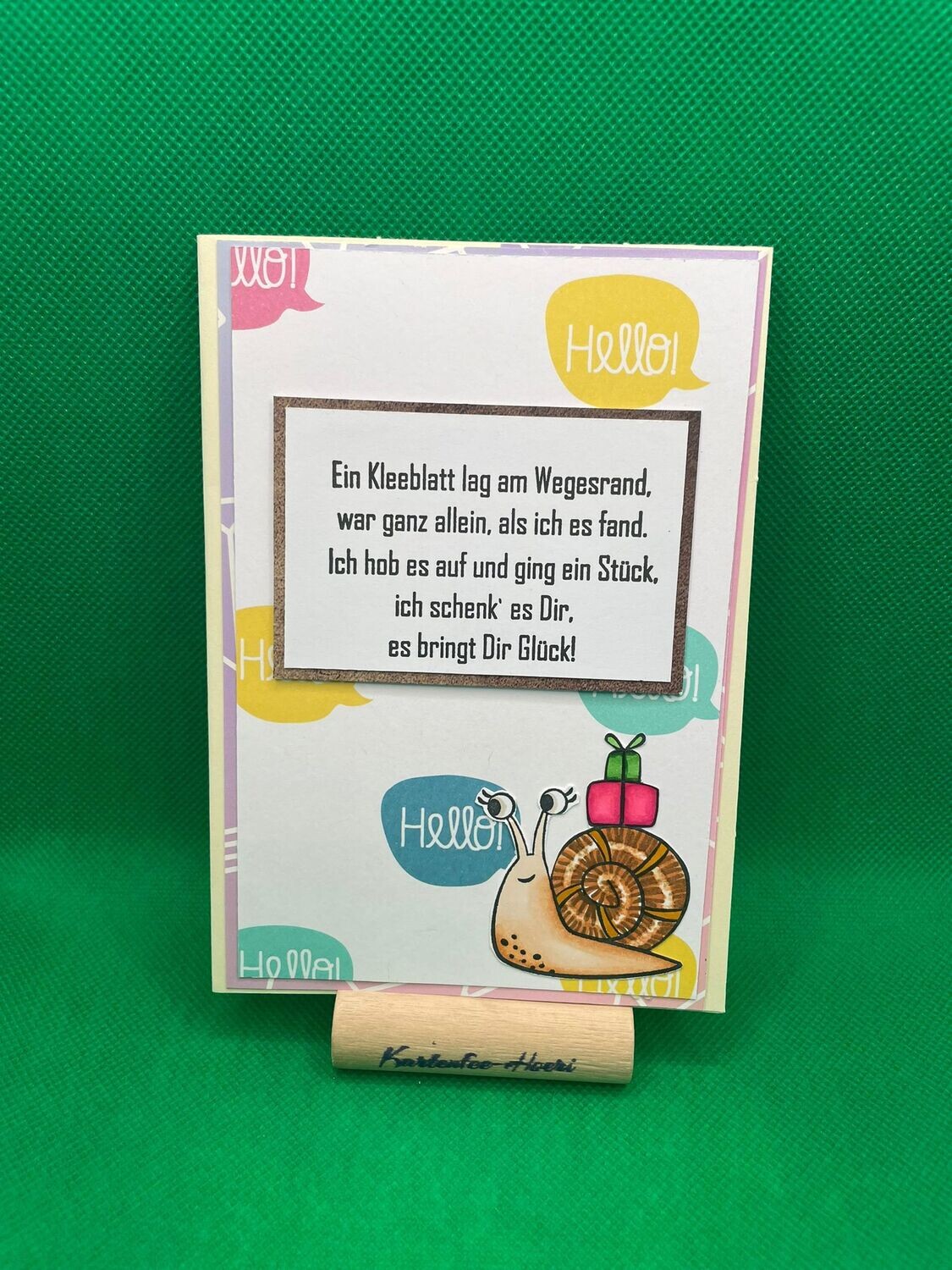 Persönliche Grußkarte