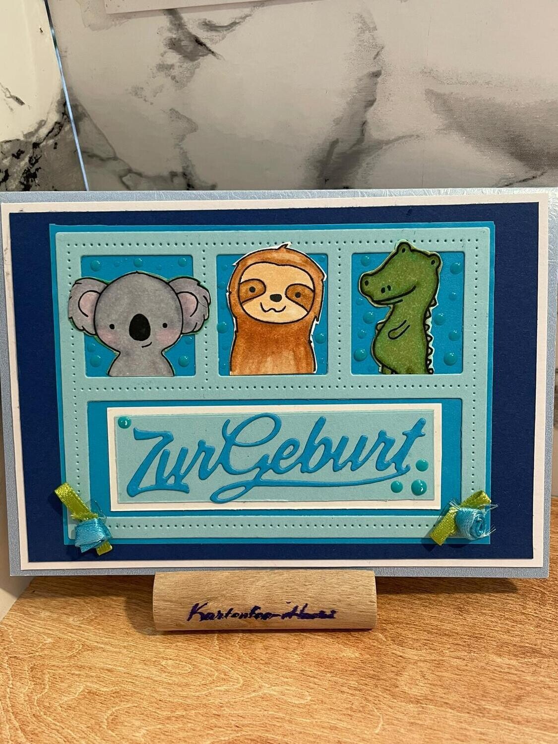 Karte zur Geburt