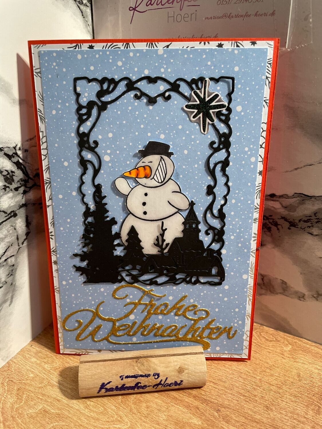 Winter-/Weihnachtskarte