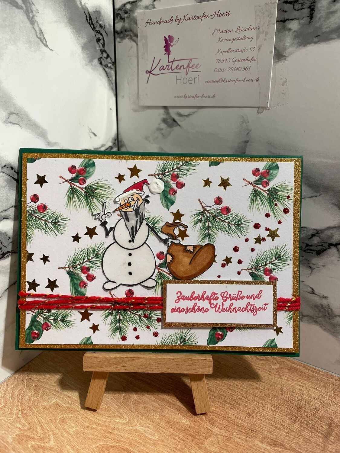 Winter-/Weihnachtskarte
