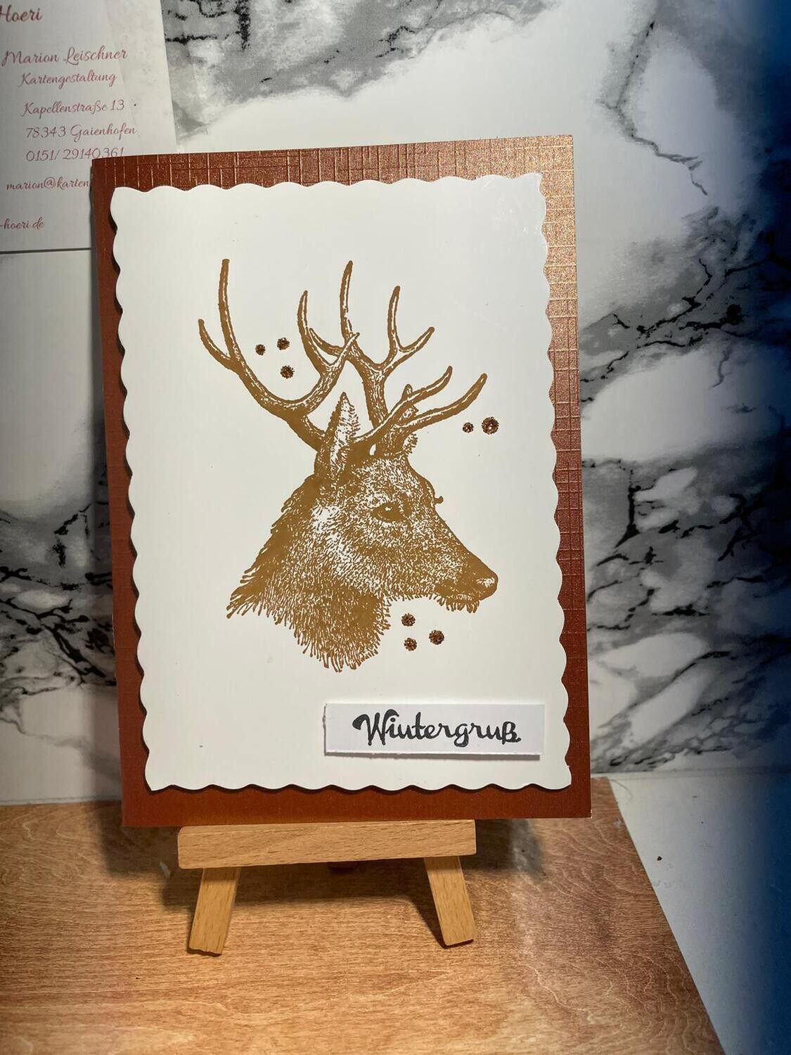 Winter-/Weihnachtskarte